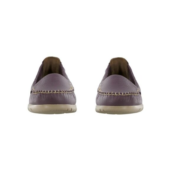 SAS Sunny Slip On Loafer Purple Pebbled Leather US 11 M Comfort Shoes USA Made - Picture 6 of 15